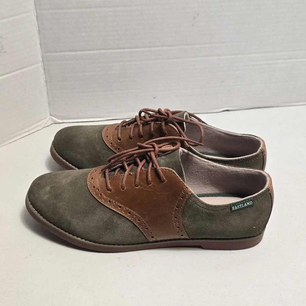 Eastland Sadie Women's Oxford Shoes Olive Size 9.5
